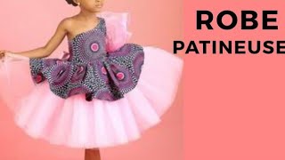 DIY COUDRE UNE ROBE PATINEUSE ENFANT UNE MANCHE  PATRON FACILE [upl. by Sandy]