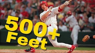 MLB 500 Foot Homeruns [upl. by Bogoch]