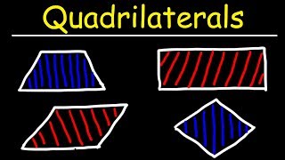 Quadrilaterals  Trapezoids Parallelograms Rectangles Squares and Rhombuses [upl. by Trainer]