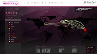 Top 10 Cyber attack live map [upl. by Airamesor186]