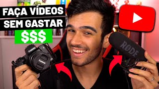 MELHORES EQUIPAMENTOS PARA YOUTUBERS INICIANTES muito baratos [upl. by Raquel]