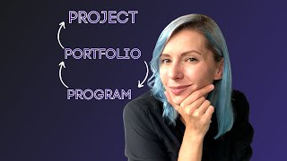 Project VS Program VS Portfolio  SIMPLE with Animated EXAMPLES [upl. by Jay]