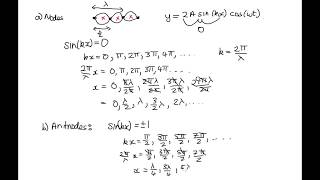 Positions of nodes and antinodes [upl. by Pomfret]