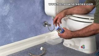 How to Fix a Toilet  Water Supply Valve Replacement  Part 1 of 2 [upl. by Camellia216]