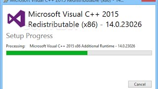 How to Download and Install Visual C Redistributable Packages for Visual Studio 2015 [upl. by Yraht]