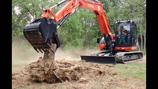 853 LARGEST most POWERFUL Kubota Excavator KX 080 4 [upl. by Chastain105]