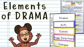 Elements of Drama Interactive Lesson for Beginners [upl. by Yllehs]