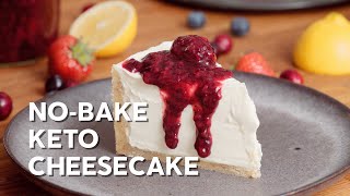 Nobake keto cheesecake [upl. by Ahsemad446]