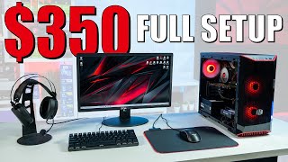 350 FULL PC Gaming Setup and How To Upgrade It Over Time [upl. by Kcirdet11]