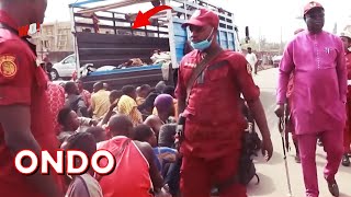 Moment Amotekun caught 149 Unknown Hunters with Ârmš entering Ondo [upl. by Breeze]