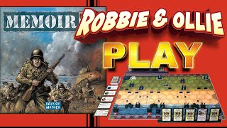 Memoir 44 Playthrough and How to Play  Omaha Beach Scenario [upl. by Oatis440]