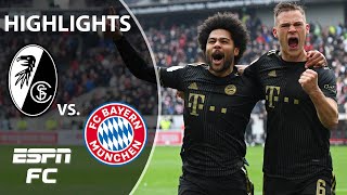 Bayern Munich catches fire with 4 SECONDHALF GOALS vs Freiburg  Bundesliga Highlights  ESPN FC [upl. by Aileen667]