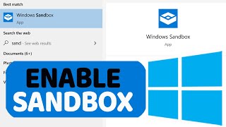 How to Enable Windows 10 Sandbox to Safely Open Malicious Files and Links [upl. by Mccreary]