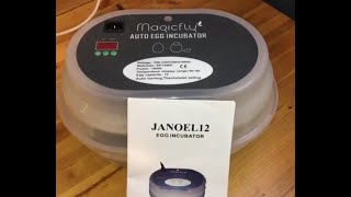 JANOEL 12 MAGIC FLY INCUBATOR INSTRUCTIONS AND SETUP [upl. by Denis]