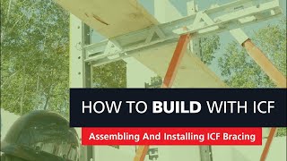 How to Brace Your Insulated Concrete Forms During Construction [upl. by Hcurab817]