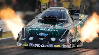 John Force outruns the Funny Car field in St Louis  NHRA [upl. by Ynamreg]