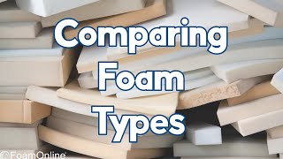 Comparing Foam Types [upl. by Ayahc96]