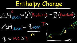 Enthalpy Change of Reaction amp Formation  Thermochemistry amp Calorimetry Practice Problems [upl. by Evey]