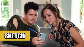 VERSCHILLENDE CREATIEVE MENSEN  sketch  bloopers [upl. by Sanfred]