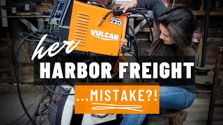 HARBOR FREIGHT Vulcan OmniPro 220  Unbox and Review [upl. by Dusza]