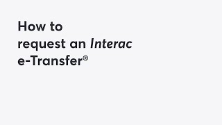 How to Request an Interac eTransfer with your PC Money Account with Audio Description PC Financial [upl. by Reamy320]