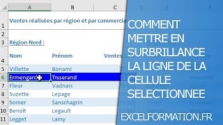 Comment surligner la ligne de la cellule sélectionnée [upl. by Ive]