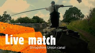 Live match fishing on the Shropshire Union canal [upl. by Isaiah]