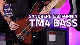 Sandberg California TM4 Bass  Great Handmade Bass Guitars [upl. by Wolk224]