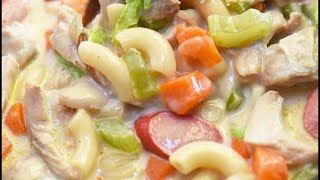 SOPAS  How to cook sopas  Easy Recipe  Panlasang Pinoy  Christia Zurcaled [upl. by Kalinda]