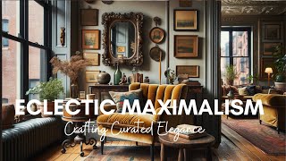 Eclectic Maximalism Interior Design Crafting Curated Elegance [upl. by Ire]