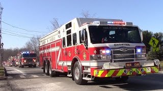 Chester Fire Department New Years Parade 1117 [upl. by Arrad]