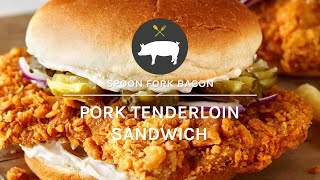 Pork Tenderloin Sandwich recipe [upl. by Faucher]