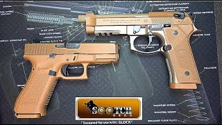 Beretta M9A3 vs Glock G19X Comparison [upl. by Einwahs]