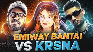 EMIWAY VS KRSNA😱  BEEF   MACHAYENGE 4  REACTION STREAM [upl. by Tepper]