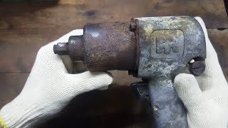 Air Impact Wrench Ingersoll Rand  Tool Restoration [upl. by Lytsirhc]