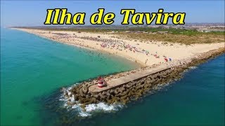 Ilha de Tavira  AlgarvePortugal ««Vista Aérea  Aerial View»» [upl. by Millian114]