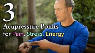 3 Common Acupressure Points Everyone Should Know Pain Stress Energy [upl. by Ahsias]