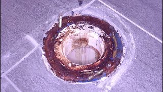 How to Replace Toilet Flange  DIY Instructions [upl. by Filip]