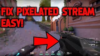 How to fix blurry pixelated stream on Streamlabs or OBS Studio 2021 [upl. by Hutchinson390]