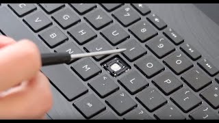 How To Fix Replace Keyboard Small Key  HP 15 Laptop Computer [upl. by Sommers]