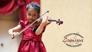 Himari YOSHIMURA  7 yo Japan  1st Grand Prize  International Grumiaux Competition 2019  Paganini [upl. by Almeda486]