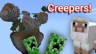 Creepers  Unlocking a New Island Cubecraft Skyblock Ep13 [upl. by Kyle39]