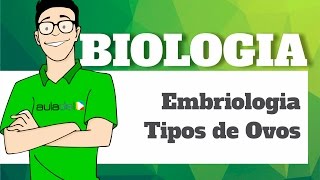 Biologia  Embiologia Tipos de Ovos [upl. by Raji107]