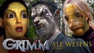 EVERY Wesen From Season 4  Grimm [upl. by Copp595]