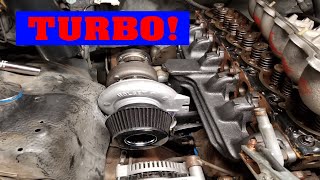 Ford 300 Gets A Turbo Turboing a 1988 Ford F150 49L HX35 [upl. by Mercier]