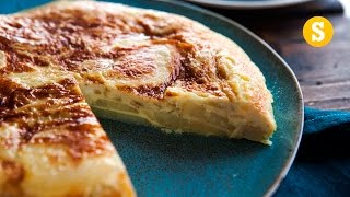 Spanish Omelette Recipe  Tortilla Española [upl. by Eux]