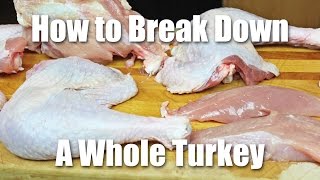 Breaking Down a Whole Turkey [upl. by Oakie]