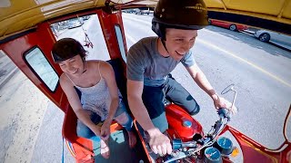 Driving a VINTAGE Tricycle from the Philippines in Canada [upl. by Eyak]