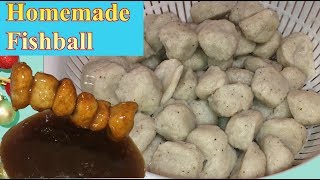 Homemade Fishball recipe  How to make fishballs  Pinoy Style  Lutong pinoy [upl. by Hgieliak]