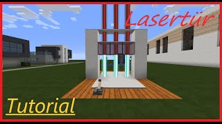 Minecraft Redstone Lasertür bauen  tutorial [upl. by Ripley578]